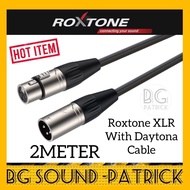 2METER MICROPHONE CABLE WITH ROXTONE JACKS