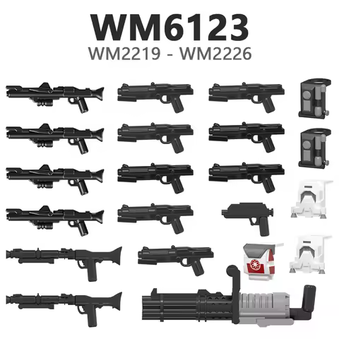 WM6123 Compatible Action Figures Parts WM2219 WM2220 WM2221 WM2222 WM2223 WM2224 WM2225 WM2226 Brick