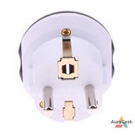 [AuraGesh] German Standard Conversion Plug FR AU US UK To EU Euro Korea Universal Travel Adapter Hom