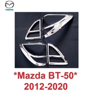 Tail Light Cover Chrome Plated Color MAZDA BT50 Pro 2012-2020 BT50 BT 50 Car Headlight