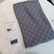 Gucci老花頸巾 附正單收據