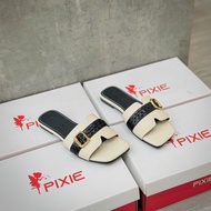Soft Flat Sandals with Buttons D197 QCCC Fullbox