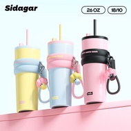 Sidagar Macaron Ceramic liner 316L Stainless Steel Tumbler Bottle (710ml/24oz)