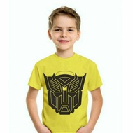 DISTRO TSHIRT TRANSFORMER YELLOW
