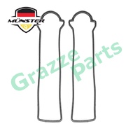 (2pc) Münster Valve Cover Gasket 11213-16010 for Toyota Levin AE86 1.6 TwinCam DOHC TC 16V 4A-GE