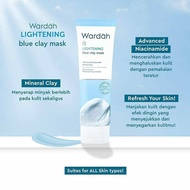 wardah lightening blue clay mask/jual produk wardah terlengkap/masker wajah/wardah lightening series