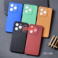 Softcase Itel A50 Case Macaron Pro Camera Itel A50
