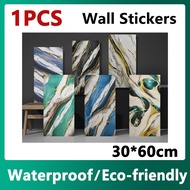 30×60 wallpaper Stickers Waterproof Self Adhesive PVC Tiles panel For Home wall smooth PVC Wall Pane
