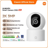 【SIRIM】Xiaomi Smart Camera C302 3MP 2K 360° Pan/Tilt Indoor Security CCTV Camera WiFi6 Wireless AI H