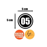 ROUND STICKER NUMBER CUTTING CUSTOM SIDE LINE STICKER ROUND STICKER NUMBER STICKER NUMBER STICKER