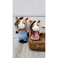 Horse 1.0 Amigurumi Horse Knitted Doll/ Horse Zodiac Doll/