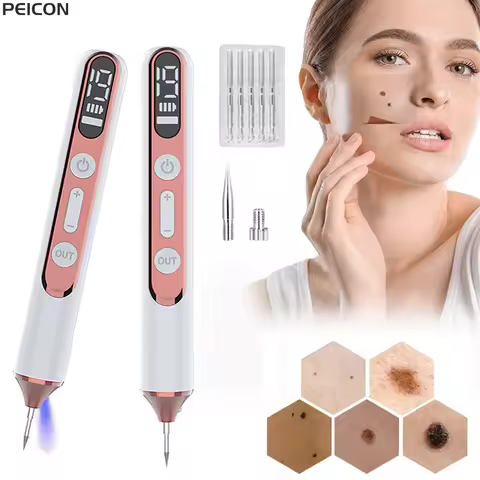 Plasma Pen Warts Remover Black Dots Wart Eliminator Skin Tag Remover Household Freckles Papilloma Mo