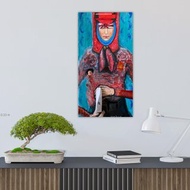 Interior painting Divine wind or Kamikaze Art 神風