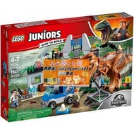 限時下殺樂高LEGO 10758侏羅紀公園雷克斯的突破拼裝積木智力兒童2018款