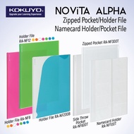 [REFILL] Kokuyo Novita Alpha POCKET FILE / ZIPPED POCKET / CARD FILE / HOLDER FILE - A4