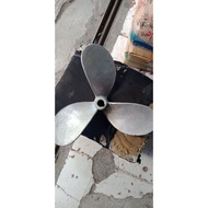 Aluminum propeller fan Long leaf D3 as 1"