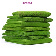 AROMA Fake Moss Grass Turf, DIY Eternal Life Artificial Moss Carpet, Outdoor Grass Mat Lifelike Gree