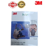 3M Rugged Comfort Half Mask 6502QL(M)