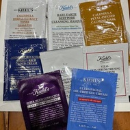 契爾氏 KIEHL’s 試用包 冰河醣蛋白保濕霜 激光極淨淡斑精華 金盞花植物精華化妝水 亞馬遜白泥淨緻毛孔面膜 白泥