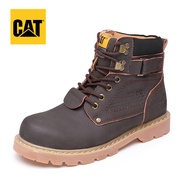 Caterpillar เดิมหนังผู้ชายและผู้หญิงรองเท้า Tooling รองเท้า Martin สบายๆสูง CAT รองเท้า