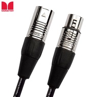 Monster CLAS-M-30 สายไมค์ สาย XLR ยาว 30 ฟุต (9 เมตร) หัว XLR ทั้งสองด้าน (Classic Microphone Cable 30ft) Black Regular