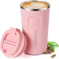 Thermos Coffe Cup Stainlees Steel 510ml Logo Tulisan Tahan Panas Dan Dingin / termos kopi