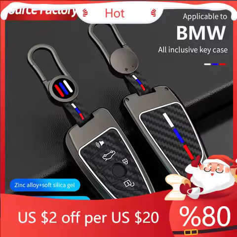 Interior Mouldings Car Key Case Cover Fob Keyring For BMW F30 F11 X3 F25 Serie 1 E39 X4 G20 X5 G05 F