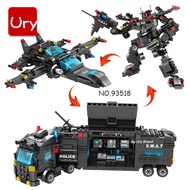 Compatible Lego Lepin SWAT 792PCs city police station car truck house helicopter building blocks Technic birthday gift for kids XJ66
