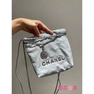 Chanel 22bag Mini Bag 22ba Gray Mini Good-looking GrayFeeling Fall in Love at First GlanceDeep FallA