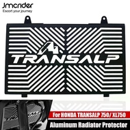 TRANSALP 2023 2024รถมอเตอร์ไซค์แผงติดหม้อน้ำรถมอเตอร์ไซค์ฝาครอบป้องกัน TRANSALP750ป้องกันสำหรับฮอนด้