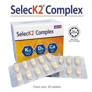 BREGO Select K2 Complex 60tabs [CALCIUM] [VITAMIN K2] [VITAMIN D3] [BONES]