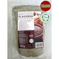 [HMVS] Brown Flaxseed Powder (HALAL Certified) Serbuk Biji Rami Perang | 棕色亚麻籽粉 500g/1kg📣