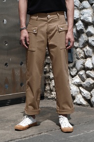 Simple&amp;Raw - SK847 Union Monkey Pants Brown