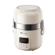 小熊電熱飯盒DFH-B20J1保溫熱飯餸神器行動式可插電蒸煮自熱加熱