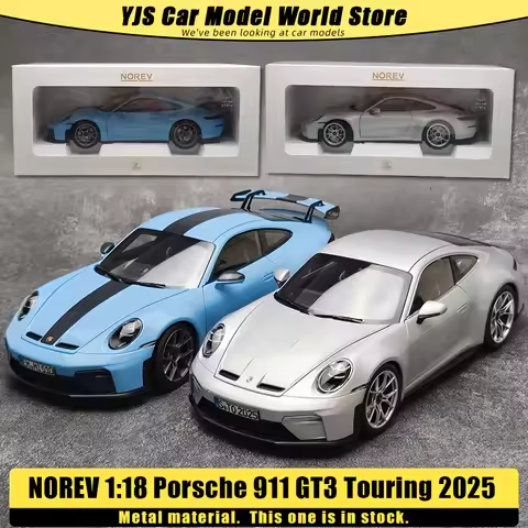 NOREV Diecast model 1:18 Porsche 911 GT3 w/Touring Pack 2025 Car model Holiday gift collection