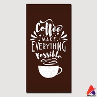 HIASAN DINDING CAFE KOPI PAJANGAN CAFE KOPI WALL DECOR CAFE KOPI POSTER KAYU CAFE KOPI