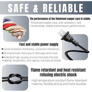 TV Power Cord 6.6ft Cable Compatible with for TCL Roku Smart LED LCD HD TV 24" 32" 40" 42" 43" 48" 5