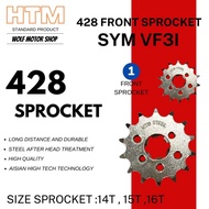 HTM 428 VF3I185 SYM VF3I FRONT SPOCKET STEEL HTM STANDARD PRODUCT