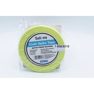 SELENS Yellow Fluorescent UV Tape Glow in Tne Dark Cloth Spike Tape | 6923600484367 | SKU 1.030.0318