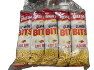 Grab Bag Clover Bits Taco Bbq Flavored Chips 35g (10pcs)