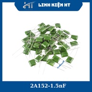 Good quality mica capacitor 2A152 1.5nF 100V (10c) - HT components