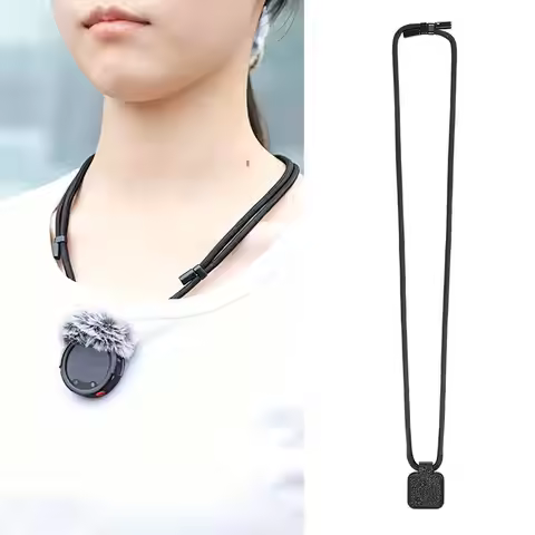 Magnetic Mount Neck Strap For Insta360 MIC Pro, Magnetic Pendant Neck Strap Magnet Lanyard For MIC P