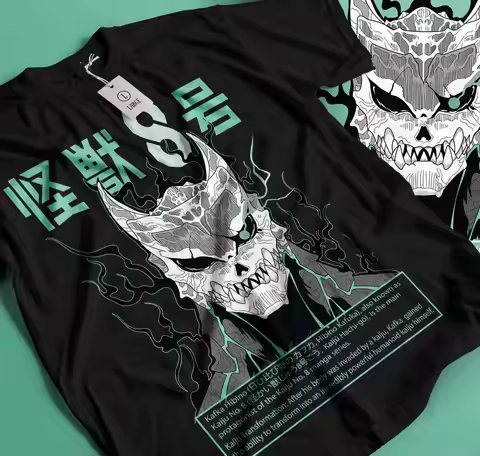 Kaiju no 8 T-shirt Mina Shiro kaij HoshinaGift Manga Best Anime Shirt allsize361