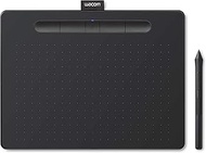 Wacom CTL-6100WL/K0-CX Intuos Wireless Medium Creative Pen Graphics Drawing Tablet, Black