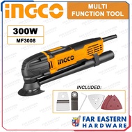 ♞INGCO Oscillating Multi-Tool Oscillator Multitool Cutter 300W MF3008 INPTCD
