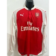 ARSENAL FOOTBALL JERSEY HOME 2015 SIZE M LONG SLEEVE