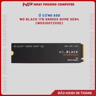 Wd Black 1TB SN850X NVMe Gen4 SSD Hard Drive (WDS100T2X0E)