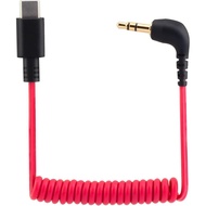untuk Rode Wireless GO 2 / ME/Pro USB C ke 3.5mm TRS Microphone Adapter Mic Cable, untuk Hollyland L