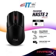 HyperX Pulsefire Haste 2 Wireless Gaming Mouse with HyperX 26K Sensor, Ultra-lightweight Design (6N0