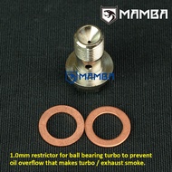 MAMBA Turbo Banjo Bolt without restrictor